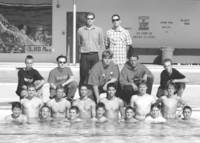 Boys Water Polo and Head Coach Kevin Hicks enjoy some time in the CIF bracket